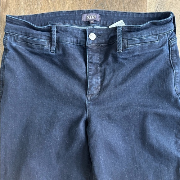 NYDJ Not Your Daughter’s Jeans.  Trousers style, women’s size 12. Dark wash. - Picture 3 of 8